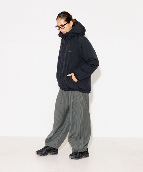FREAK'S STORE（フリークスストア）の「NANGA × FREAK'S STORE/ナンガ 別注 NEW DOWN JACKET WOMEN’S/ニューダウンジャケット ウィメンズ（ダウンジャケット/コート・レディース・グレー/ブラウン/オリーブ/ブラック・ﾌﾘ-）」の21枚目の写真
