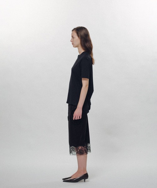 KEISUKEYOSHIDA(ケイスケヨシダ)の「Back Drape SS Tee(Tシャツ/カットソー・レディース・ネイビー/ホワイト/ブラック・L/M)」の11枚目の写真