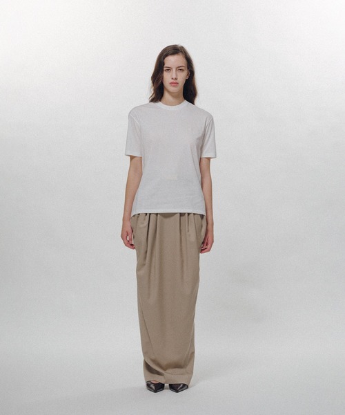 KEISUKEYOSHIDA(ケイスケヨシダ)の「Back Drape SS Tee(Tシャツ/カットソー・レディース・ネイビー/ホワイト/ブラック・L/M)」の4枚目の写真