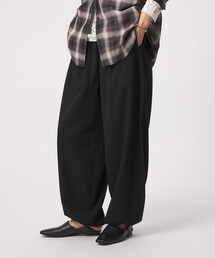 【WEB限定】<at ease> バルーン パンツ マシンウォッシャブル ストレッチ 帯電防止