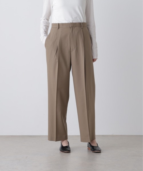 YLEVE(イレーヴ)の「YLEVE / SUPER140's WOOL TROPICAL TROUSERS WOMEN(その他パンツ・レディース・グレー系その他3/ベージュ・0/1)」の16枚目の写真