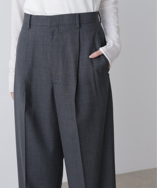 YLEVE(イレーヴ)の「YLEVE / SUPER140's WOOL TROPICAL TROUSERS WOMEN(その他パンツ・レディース・グレー系その他3/ベージュ・0/1)」の6枚目の写真