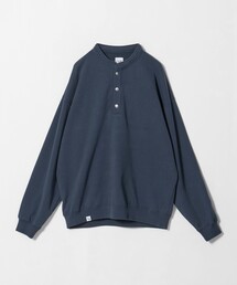 <CGS.>コットン ヘンリーネック スウェット プルオーバー