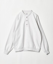 ＜CGS.＞コットン ヘンリーネック スウェット プルオーバー