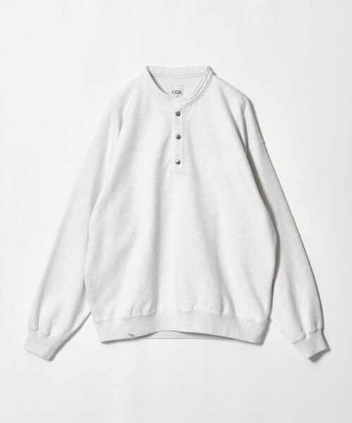 California General Store(California General Store)の「<CGS.>コットン ヘンリーネック スウェット プルオーバー(スウェット・メンズ・ライトグレー/ライム/ロイヤルブルー・M/S/L/XL)」の2枚目の写真
