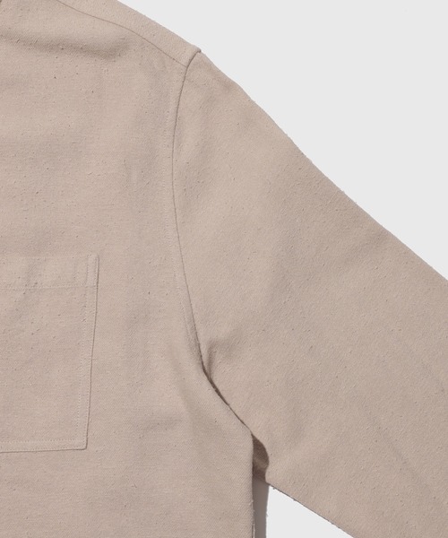 ADAM ET ROPE'（アダムエロペ）の「コットンシルクネップシャツ（シャツ/ブラウス・メンズ・ブラック/ベージュ・L/M）」の5枚目の写真
