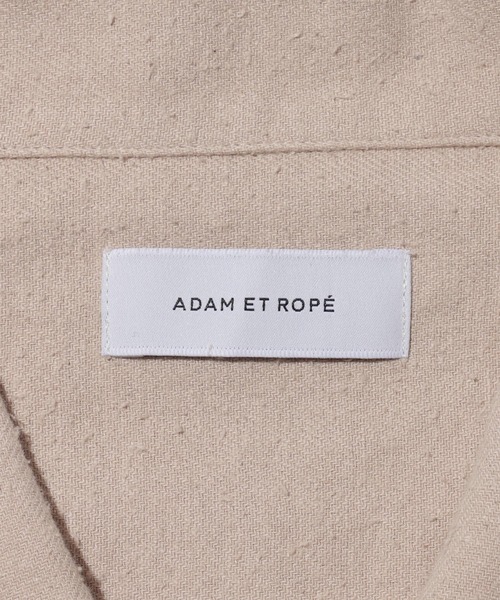 ADAM ET ROPE'（アダムエロペ）の「コットンシルクネップシャツ（シャツ/ブラウス・メンズ・ブラック/ベージュ・L/M）」の13枚目の写真