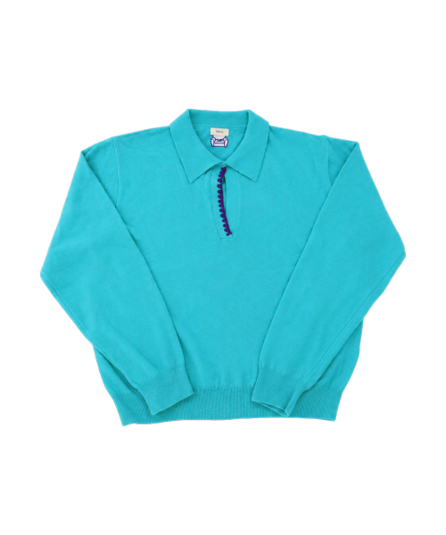 KIKOZY(キコジ)の「Sofa Shell Collar Knit_Sky Blue(ニット/セーター・レディース・その他・FREE)」の5枚目の写真