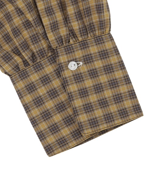 TOKYO SHIRTS(トウキョウシャツ)の「ブラウス チェックリボン ブラウス 長袖 レディースデザインシャツ(シャツ/ブラウス・レディース・ネイビー/ブラウン・M/L)」の7枚目の写真