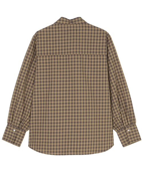 TOKYO SHIRTS(トウキョウシャツ)の「ブラウス チェックリボン ブラウス 長袖 レディースデザインシャツ(シャツ/ブラウス・レディース・ネイビー/ブラウン・M/L)」の4枚目の写真