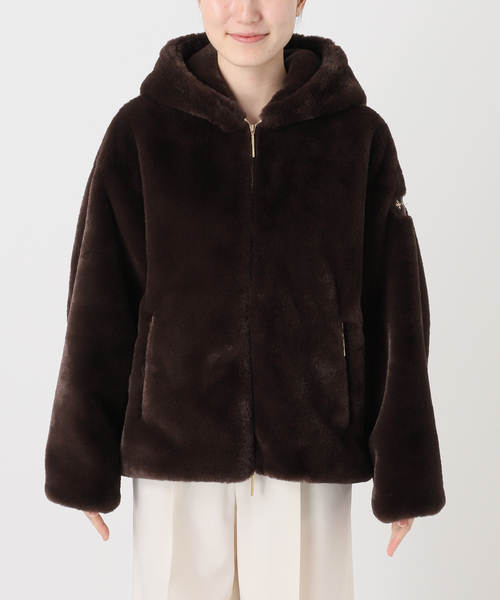 Noble（ノーブル）の「《WEB・一部店舗限定追加2》TATRAS/タトラス YUMOLA(ユモラ)（ブルゾン・レディース・チョコ/ライトグレー・SMALL/X-SMALL）」の22枚目の写真