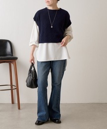 TODAYFUL/トゥデイフル】Scallop Knit Tanktop/スカラップニットタンク