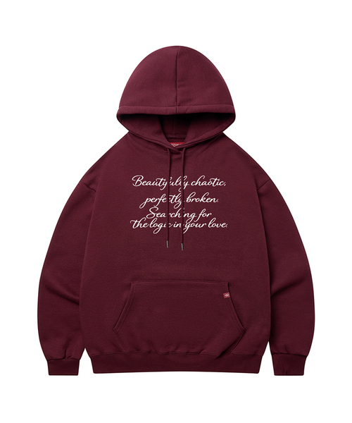 KITSCH&KISS(キッチアンドキス)の「BEAUTIFULLY オーバーサイズフーディ (SOHKNK-102)(パーカー・レディース・ブラック/グレー/オートミール/ワイン・FREE)」の4枚目の写真