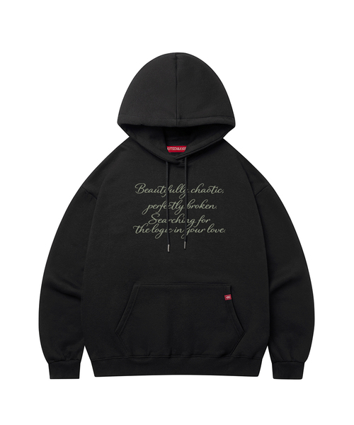 KITSCH&KISS(キッチアンドキス)の「BEAUTIFULLY オーバーサイズフーディ (SOHKNK-102)(パーカー・レディース・ブラック/グレー/オートミール/ワイン・FREE)」の1枚目の写真