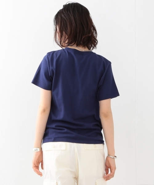BEAMS BOY（ビームスボーイ）の「BEAMS BOY / カレッジプリント Tシャツ 16SS（Tシャツ/カットソー・レディース・ホワイト/グレー/ネイビー・ONE SIZE）」の9枚目の写真