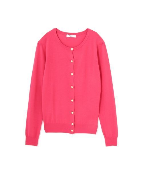 NATURAL BEAUTY BASIC(ナチュラルビューティーベーシック)の「【AneCan 5月号掲載】UV CUT ニットカーディガン(カーディガン/ボレロ・レディース・ホワイト系その他/ピンク/ブラック/カーキ・MEDIUM)」の4枚目の写真