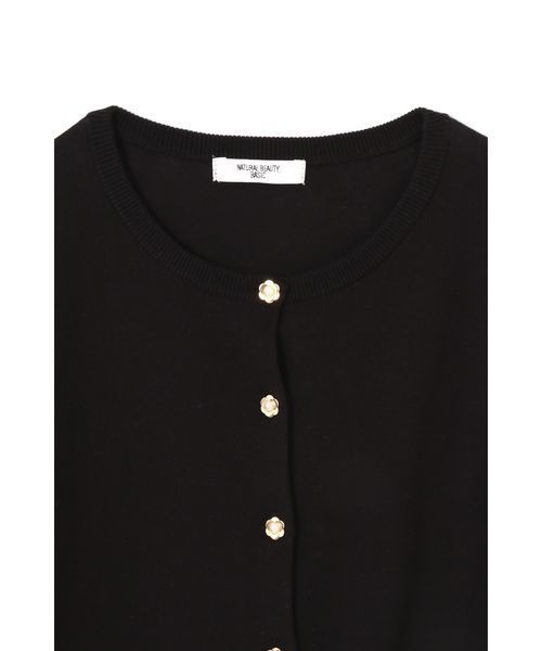 NATURAL BEAUTY BASIC(ナチュラルビューティーベーシック)の「【AneCan 5月号掲載】UV CUT ニットカーディガン(カーディガン/ボレロ・レディース・ホワイト系その他/ピンク/ブラック/カーキ・MEDIUM)」の7枚目の写真