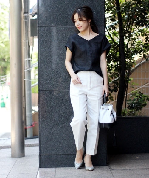 Spick & Span(スピックアンドスパン)の「C/L オックス ストレートパンツ◆(その他パンツ・レディース・ホワイト/キャメル/レッド・36/38/34/40)」の19枚目の写真