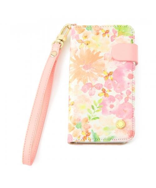 Afternoon Tea アフタヌーンティー の Dx24 大花柄ブック型iphone5 5s Seケース スマホケース カバー Wear