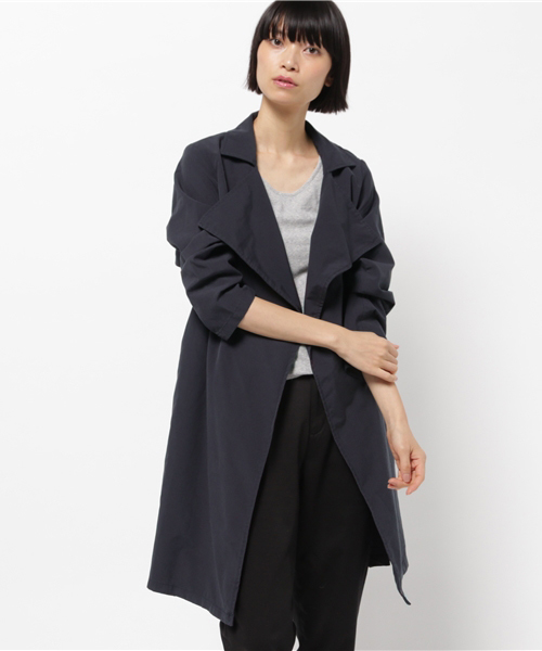 cepo（セポ）の「ニュアンストレンチ（トレンチコート・レディース・ベージュ/ブラック/カーキ・MEDIUM）」の2枚目の写真