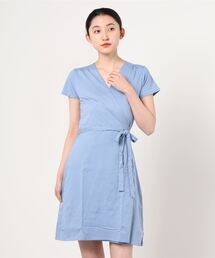 PACT（パクト）の「PACT WOMEN'S-WRAP DRESS-CHAMBREY　レディース　オーガニックコットン　ラップドレス（チュニック）」