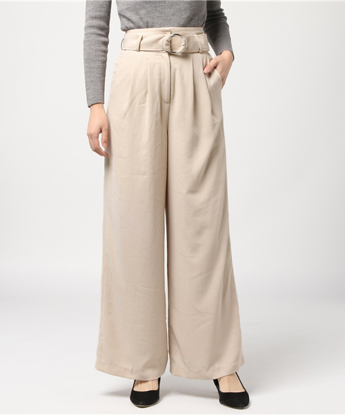 Emoda エモダ の Circle リング ベルト ワイドパンツ その他パンツ Wear
