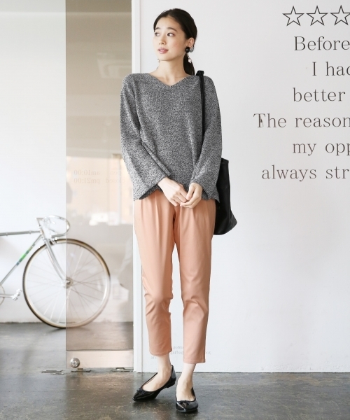 LEPSIM（レプシィム）の「ボンサックショルダーバッグ　745706（ショルダーバッグ・レディース・ブラック/ライトベージュ・ONE SIZE）」の5枚目の写真