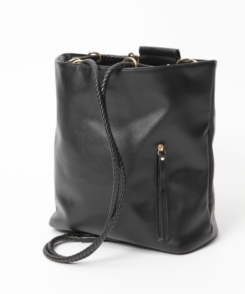 LEPSIM（レプシィム）の「ボンサックショルダーバッグ　745706（ショルダーバッグ・レディース・ブラック/ライトベージュ・ONE SIZE）」の11枚目の写真