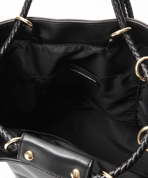 LEPSIM（レプシィム）の「ボンサックショルダーバッグ　745706（ショルダーバッグ・レディース・ブラック/ライトベージュ・ONE SIZE）」の14枚目の写真