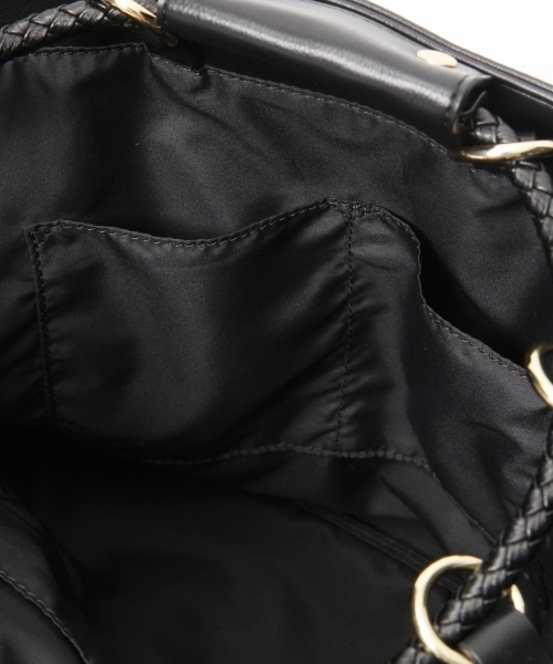 LEPSIM（レプシィム）の「ボンサックショルダーバッグ　745706（ショルダーバッグ・レディース・ブラック/ライトベージュ・ONE SIZE）」の15枚目の写真