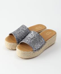 Another Edition | グリッタージュートサンダル(サンダル)