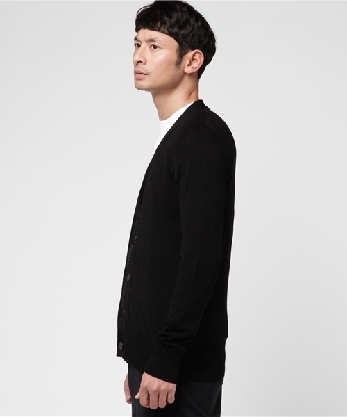 Letroyes(ルトロワ)の「Letroyes Vネックカーディガン(カーディガン/ボレロ・メンズ・ブラック/アイボリー/グレー/ブルー・LARGE/SMALL/MEDIUM)」の5枚目の写真
