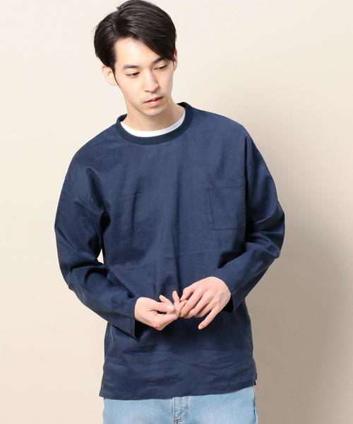 BEAUTY&YOUTH UNITED ARROWS(ビューティーアンドユースユナイテッドアローズ)の「BY プルオーバー シャツ ◆(シャツ/ブラウス・メンズ・ホワイト/ブラック/ナチュラル/ネイビー・SMALL/MEDIUM/LARGE/X-LARGE)」の4枚目の写真