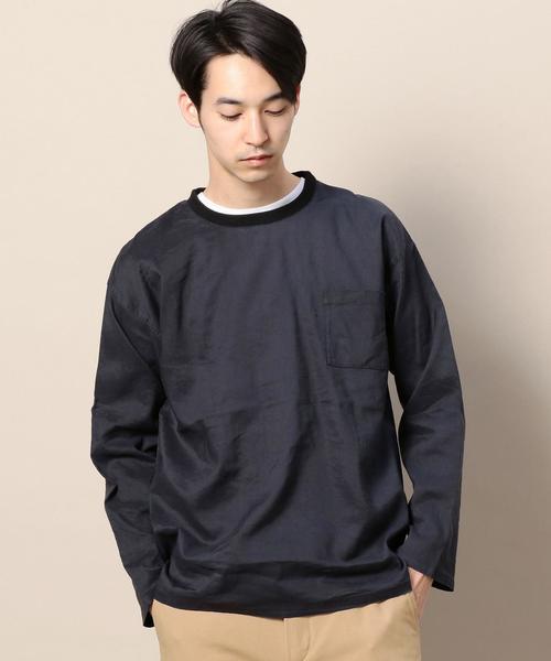 BEAUTY&YOUTH UNITED ARROWS(ビューティーアンドユースユナイテッドアローズ)の「BY プルオーバー シャツ ◆(シャツ/ブラウス・メンズ・ホワイト/ブラック/ナチュラル/ネイビー・SMALL/MEDIUM/LARGE/X-LARGE)」の2枚目の写真