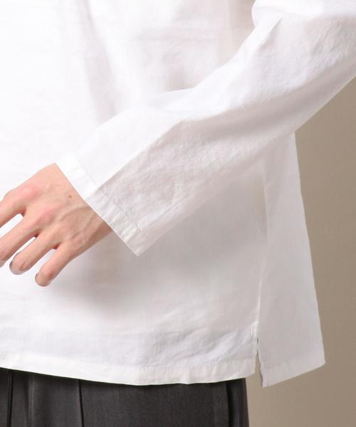 BEAUTY&YOUTH UNITED ARROWS(ビューティーアンドユースユナイテッドアローズ)の「BY プルオーバー シャツ ◆(シャツ/ブラウス・メンズ・ホワイト/ブラック/ナチュラル/ネイビー・SMALL/MEDIUM/LARGE/X-LARGE)」の10枚目の写真