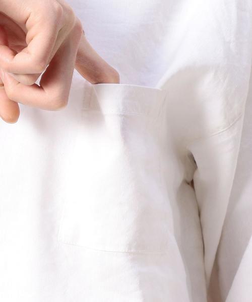 BEAUTY&YOUTH UNITED ARROWS(ビューティーアンドユースユナイテッドアローズ)の「BY プルオーバー シャツ ◆(シャツ/ブラウス・メンズ・ホワイト/ブラック/ナチュラル/ネイビー・SMALL/MEDIUM/LARGE/X-LARGE)」の16枚目の写真