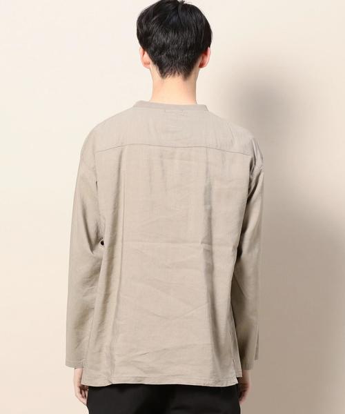 BEAUTY&YOUTH UNITED ARROWS(ビューティーアンドユースユナイテッドアローズ)の「BY プルオーバー シャツ ◆(シャツ/ブラウス・メンズ・ホワイト/ブラック/ナチュラル/ネイビー・SMALL/MEDIUM/LARGE/X-LARGE)」の19枚目の写真