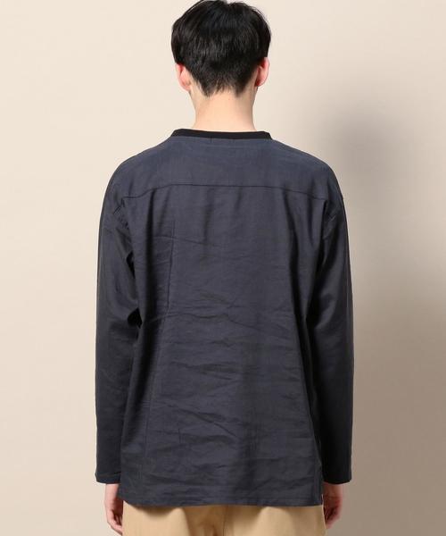 BEAUTY&YOUTH UNITED ARROWS(ビューティーアンドユースユナイテッドアローズ)の「BY プルオーバー シャツ ◆(シャツ/ブラウス・メンズ・ホワイト/ブラック/ナチュラル/ネイビー・SMALL/MEDIUM/LARGE/X-LARGE)」の12枚目の写真