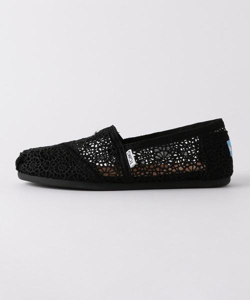 TOMS（トムス）の「＜TOMS＞モロッカンクロシェレーススリッポン