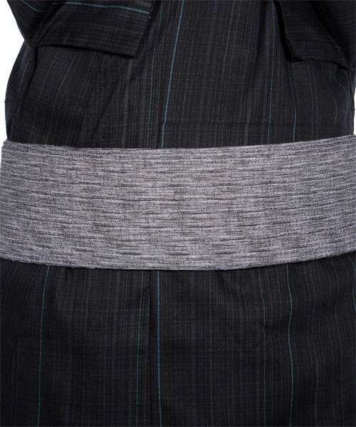 ８(eight)（エイト）の「本格派 浴衣 作り帯（和装小物・メンズ・ベージュ/グレー/ブラック/ワイン・FREE）」の8枚目の写真