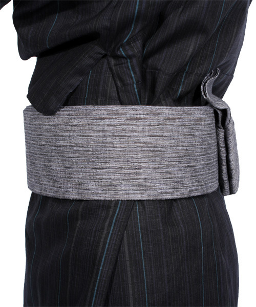 ８(eight)（エイト）の「本格派 浴衣 作り帯（和装小物・メンズ・ベージュ/グレー/ブラック/ワイン・FREE）」の21枚目の写真