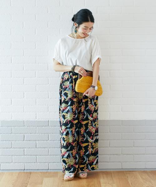 green label relaxing（グリーンレーベルリラクシング）の「[レイン スプーナー]reyn spooner CF BOTA PRT WD パンツ（その他パンツ・レディース・ブラック/レッド・FREE）」の19枚目の写真