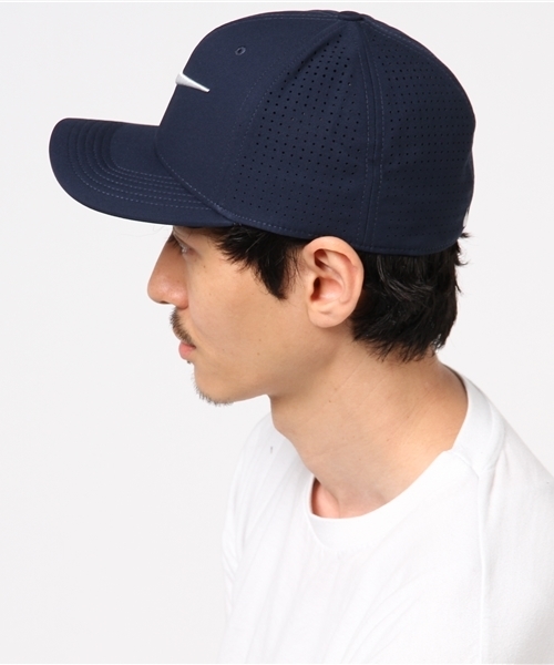 Nike ネイビー キャップ 帽子　エアロビル ナイキ エアロビル フェザーライト キャップ 帽子 キッズ｜Yahoo