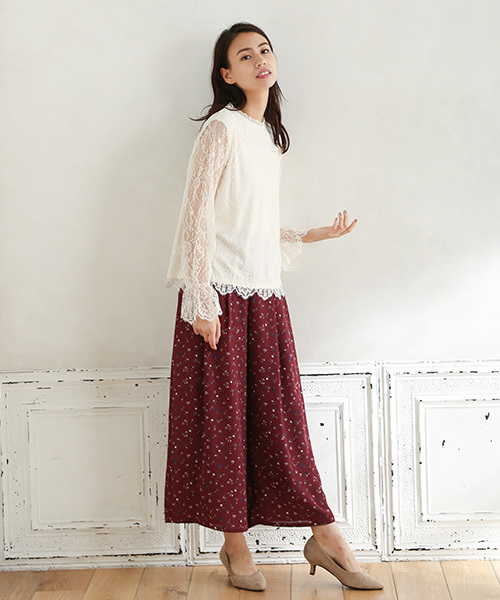 Honeys（ハニーズ）の「ハイネックプルオーバー（Tシャツ/カットソー・レディース・ブラック/アイボリー/オフホワイト・L/M）」の14枚目の写真