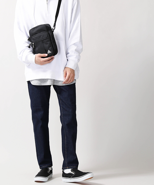 WEGO(ウィゴー)の「WEGO/ストレッチテーパードデニムパンツ(デニムパンツ・メンズ・ブラック/ダークインディゴブルー/ライトインディゴブルー・SMALL/MEDIUM/LARGE/X-LARGE)」の21枚目の写真