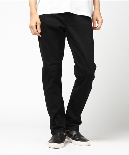 WEGO(ウィゴー)の「WEGO/ストレッチテーパードデニムパンツ(デニムパンツ・メンズ・ブラック/ダークインディゴブルー/ライトインディゴブルー・SMALL/MEDIUM/LARGE/X-LARGE)」の22枚目の写真