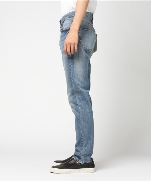 WEGO(ウィゴー)の「WEGO/ストレッチテーパードデニムパンツ(デニムパンツ・メンズ・ブラック/ダークインディゴブルー/ライトインディゴブルー・SMALL/MEDIUM/LARGE/X-LARGE)」の8枚目の写真