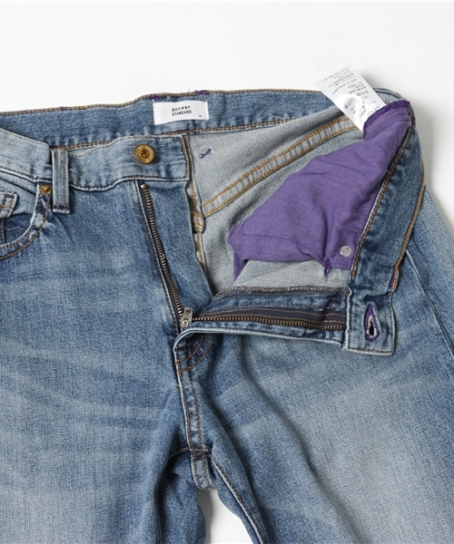 WEGO(ウィゴー)の「WEGO/ストレッチテーパードデニムパンツ(デニムパンツ・メンズ・ブラック/ダークインディゴブルー/ライトインディゴブルー・SMALL/MEDIUM/LARGE/X-LARGE)」の6枚目の写真