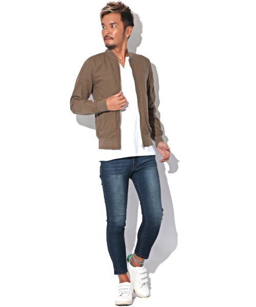 LUXSTYLE（ラグスタイル）の「スーパーストレッチスキニーデニムアンクルパンツ（デニムパンツ・メンズ・インディゴブルー/ダークグレー/ブラック系その他/ネイビー/ダークブルー/ブルー/ブラック/ライトブルー/ブルー系その他/サックスブルー/ホワイト/ブルー系その他2・XL/M/S/L/XXL）」の20枚目の写真