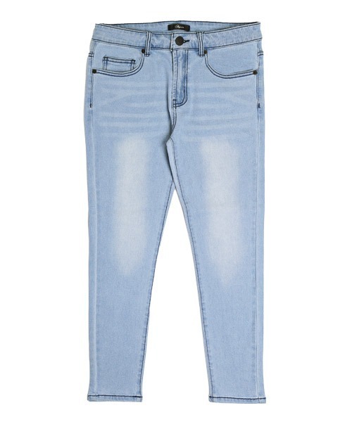 LUXSTYLE（ラグスタイル）の「スーパーストレッチスキニーデニムアンクルパンツ（デニムパンツ・メンズ・インディゴブルー/ダークグレー/ブラック系その他/ネイビー/ダークブルー/ブルー/ブラック/ライトブルー/ブルー系その他/サックスブルー/ホワイト/ブルー系その他2・XL/M/S/L/XXL）」の22枚目の写真